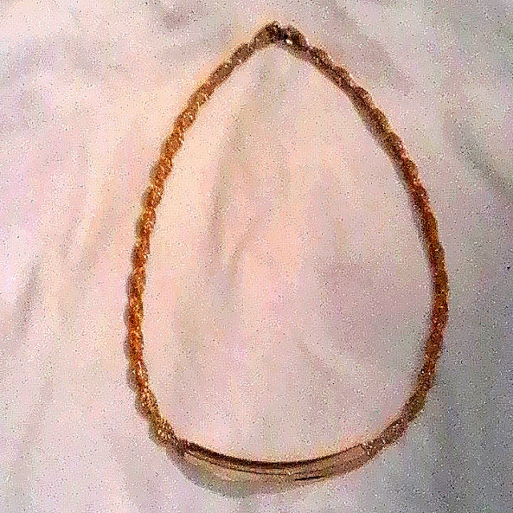 Gold rope choker